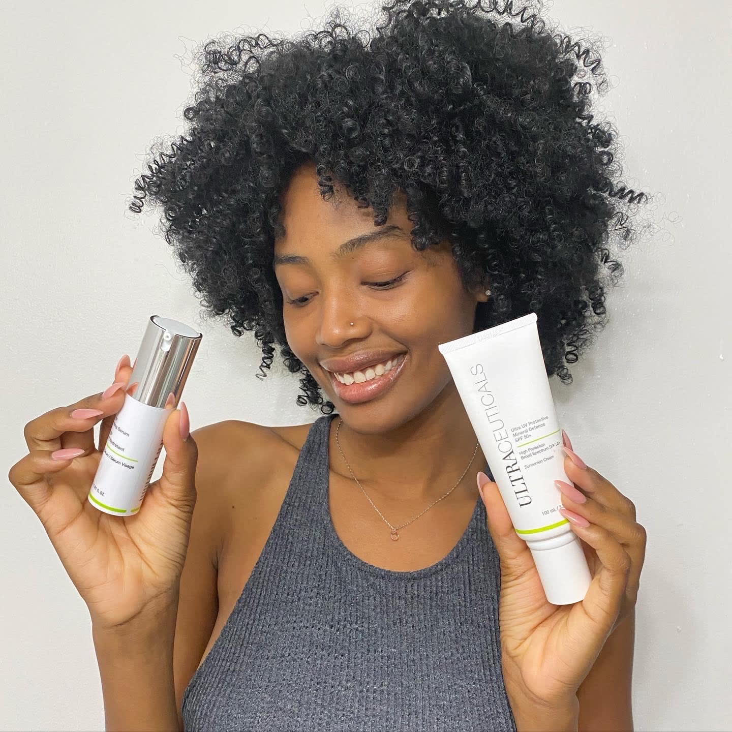 ultra influencer holding ultraceuticals products